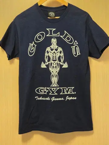 GOLD'S GYM 골드짐 USA제 T셔츠 남성용M 네이비