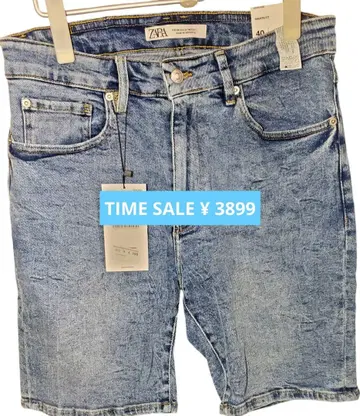 베이직 데님 버뮤다 블루 amazonh&m 유니클로 MUJI