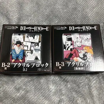 DEATH NOTE 아크릴 블록 세트 B-2.3 복권 미사 L