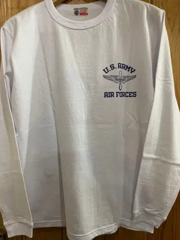 U.S. ARMY AIR FORCES 긴팔 티셔츠 화이트