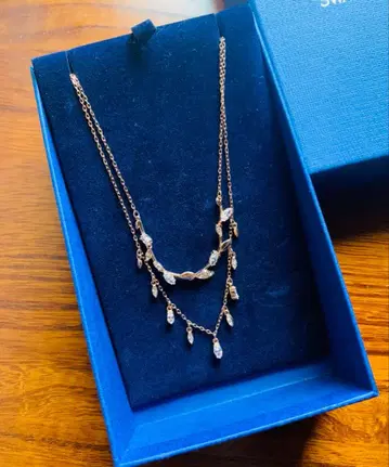 스와로브스키 Swarovski Mayfly 2연 목걸이
