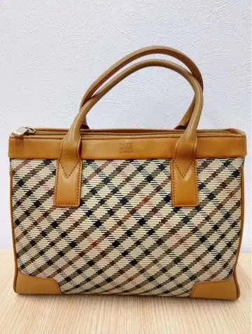 DAKS LONDON 핸드백 체크 무늬