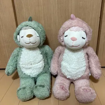 양 메이플 공룡 잠옷 봉제 인형 2개 세트