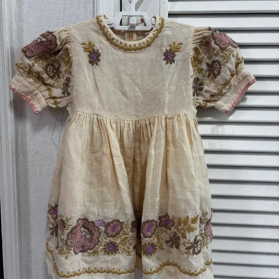 Apolina 3-5 Apolina - Noemie Cotton Dress in Tangerine - Child