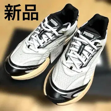 [ 미사용 새상품 ] Puma 스니커즈 화이트/블랙/베이지