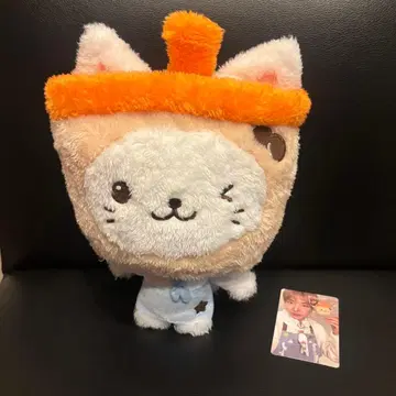 NCT WISH WISHBAKERY 유우시 버블냥 봉제 인형