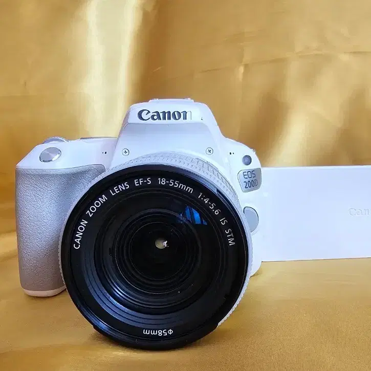 캐논 EOS 200D 화이트 DSLR 카메라