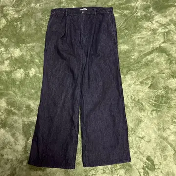 AURALEE HARD TWIST DENIM WIDE SLACKS 5