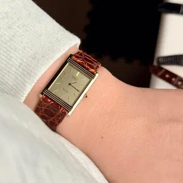 빈티지 SEIKO 1220-5120 금사 다이얼 탱크 1985년 제조