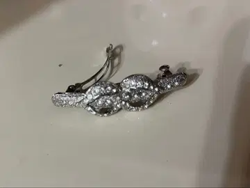 큐빅 장식 머리핀 헤어 액세서리