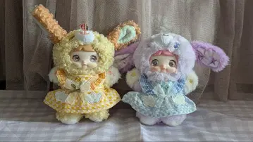NOMMI 봉제 인형 2체 세트 인형옷 포함