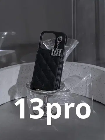 Darich 퀼팅 거울 DD 참 iPhone 케이스 BLK 13pro