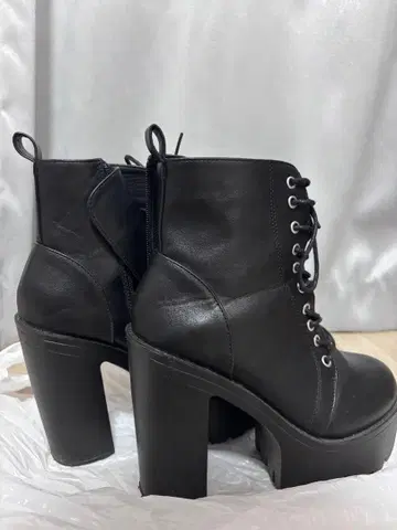 통굽 부츠 10cm 코스프레