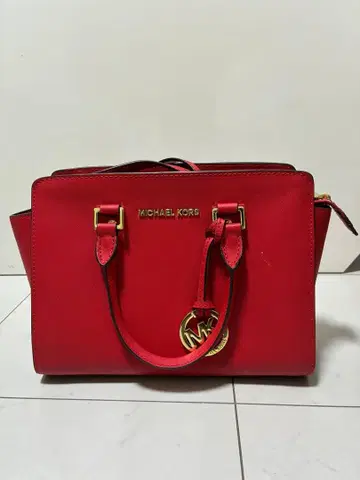MICHAEL KORS 2WAY 숄더백 레드