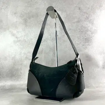 Y2K model BALLY Suede Shoulder bag