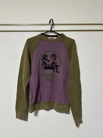 HYSTERIC GLAMOUR 래글런 맨투맨 트레이닝복