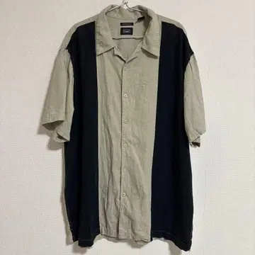 haggar 하거 오픈 카라 셔츠 린넨 x 레이온
