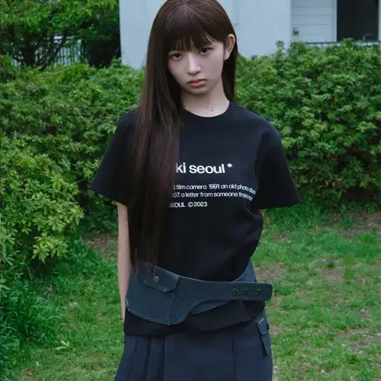 Miseki Seoul Track Pleats Skirt Pants Set Black | Bunjang Global