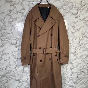 UNIQLO U (L) 블록 테크 트렌치코트 브라운