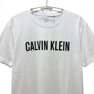 [빅 로고가 멋진] Calvin Klein 화이트 T셔츠 XL 임팩트 대