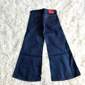 [ 미사용 레어 ] Levi's RED 리바이스 와이드 데님 샘플