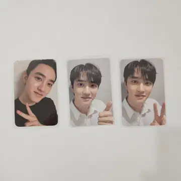 도경수 포카 3장 일괄 디오 포토카드 EXO 엑소 팝업 MD 구매 입장