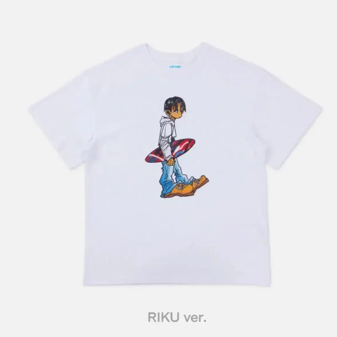 Nct wish surf illustration t-shirt Sakuya M size | Bunjang Global