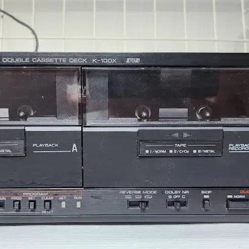 야마하 K-100X 스테레오 더블 카세트 데크(고장)