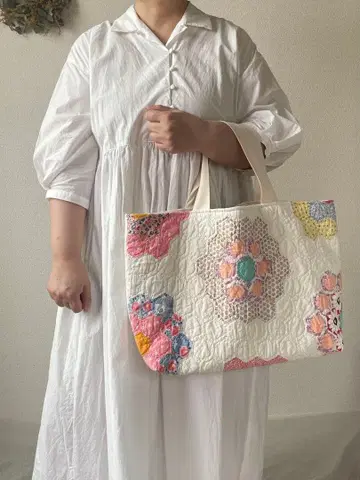 앤티크 퀼트 백 빈티지 퀼트 패치워크