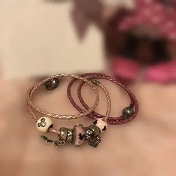 Disney Pandora 참 팔찌 2개 세트