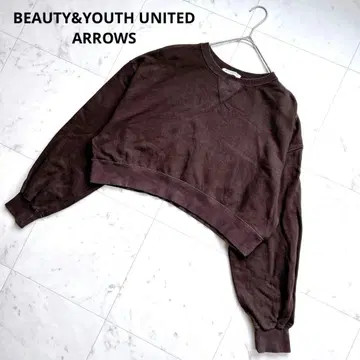 [ BEAUTY&YOUTH UNITED ARROWS ] 맨투맨 크롭 기장