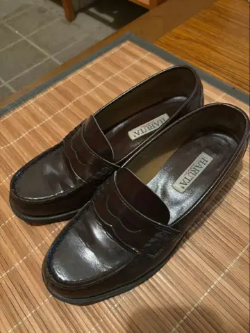 HARUTA 로퍼 다크 브라운