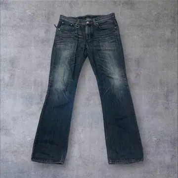 EDWIN XVS 412 부츠컷 데님 W34 블랙 Y2K 플레어