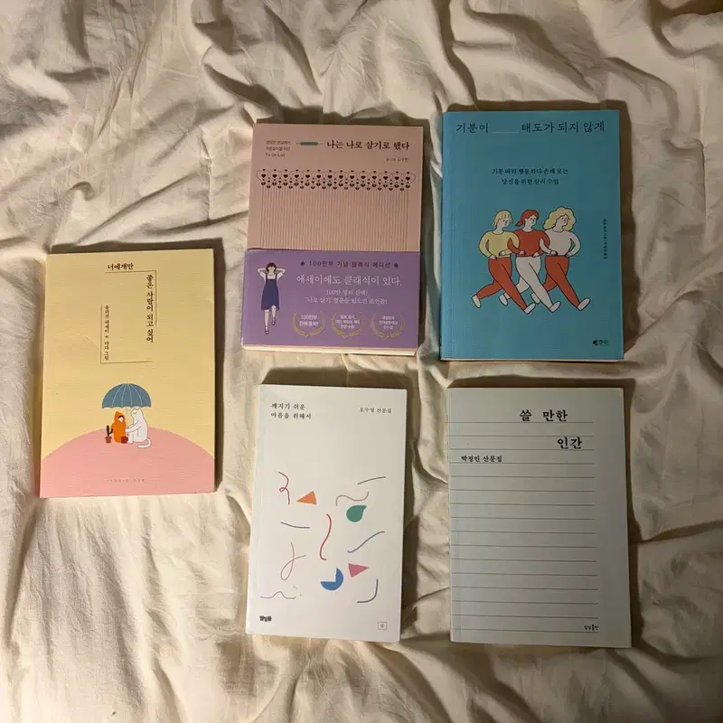 책 (에세이) 너에게만 좋은 사람이 되고싶어, 기분이 태도가되지 않게 등