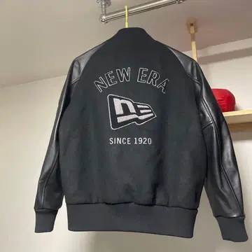 [ 새상품 미사용 ] 멜톤 바시티 자켓 NEW ERA