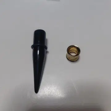 바디 피어싱 금 도금 확장 테이퍼 아이렛 세트
