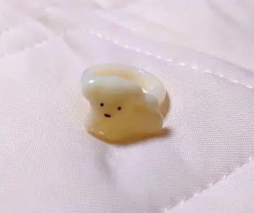 자유로운 아기곰 달리는 강아지 반지 밀크