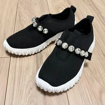 Erd Beere 비쥬 벨트 스니커즈 블랙