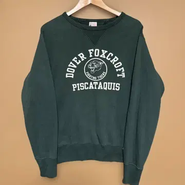 Champion 칼리지 프린트 맨투맨 L 그린