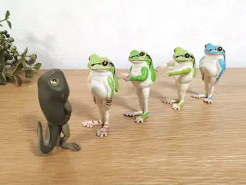 나란히대 정렬 청개구리 전 5종류 컴플리트 (시크릿 포함)