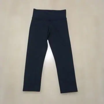 컨디션 최상 룰루레몬 크롭 레깅스 블랙 리버서블 2