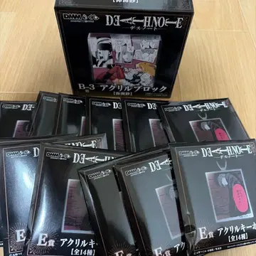 DEATH NOTE 미사토 B상 DMM 복권 아크릴 키링 세트