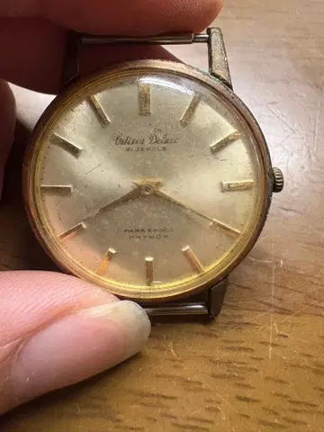 Citizen Deluxe 21JEWELS 수동 와인딩 시계