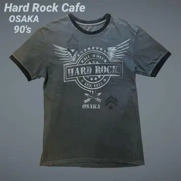 [레어] Hard Rock Cafe 오사카 90's 빈티지 링거T