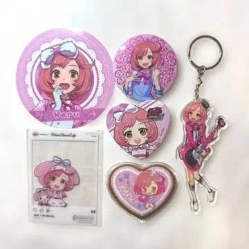 프리티 리듬 레인보우 라이브 프리리즈 아야세 나루 캔 배지 아크링 키링