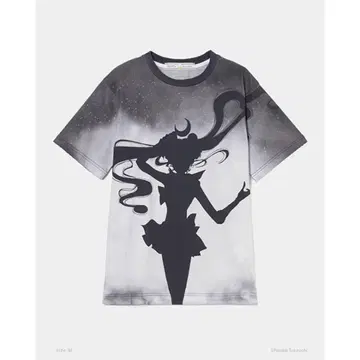 M TANAKADAISUKE 세일러문 SILHOUETTE T셔츠