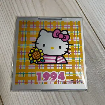 [ 미사용 ] 헬로키티 거울 1994년 한정품