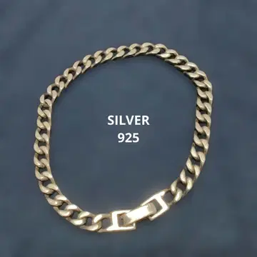 각인 SILVER 925 빈티지 실버 팔찌 남녀 공용