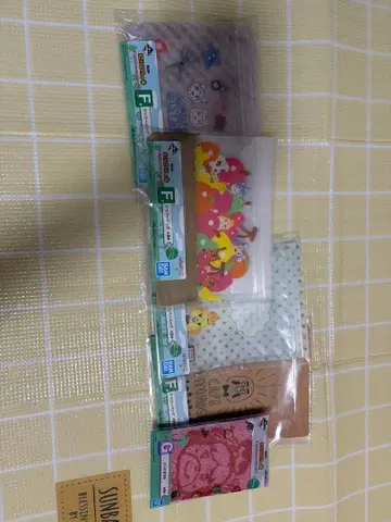 제일복권 동물의 숲 지퍼 백 타월
