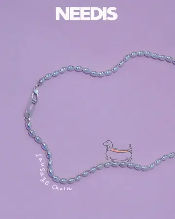 NEEDIS Sausage Chain necklace 목걸이 실버